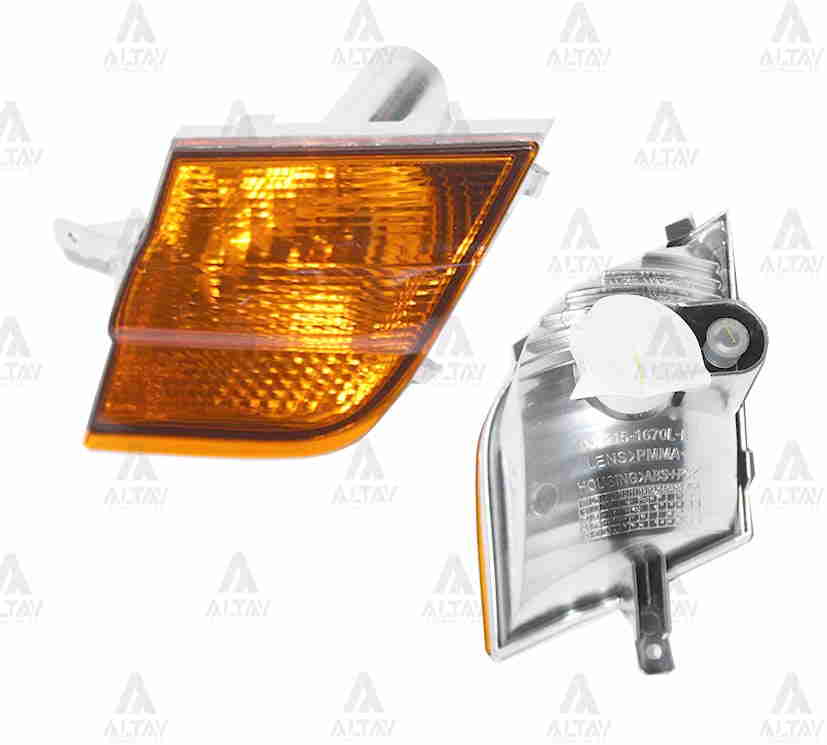 Nissan Micra Sol Aydınlatma 2002-2005 Sınyal Lambası Tampon Duysuz Sol OEM 26135-AX600